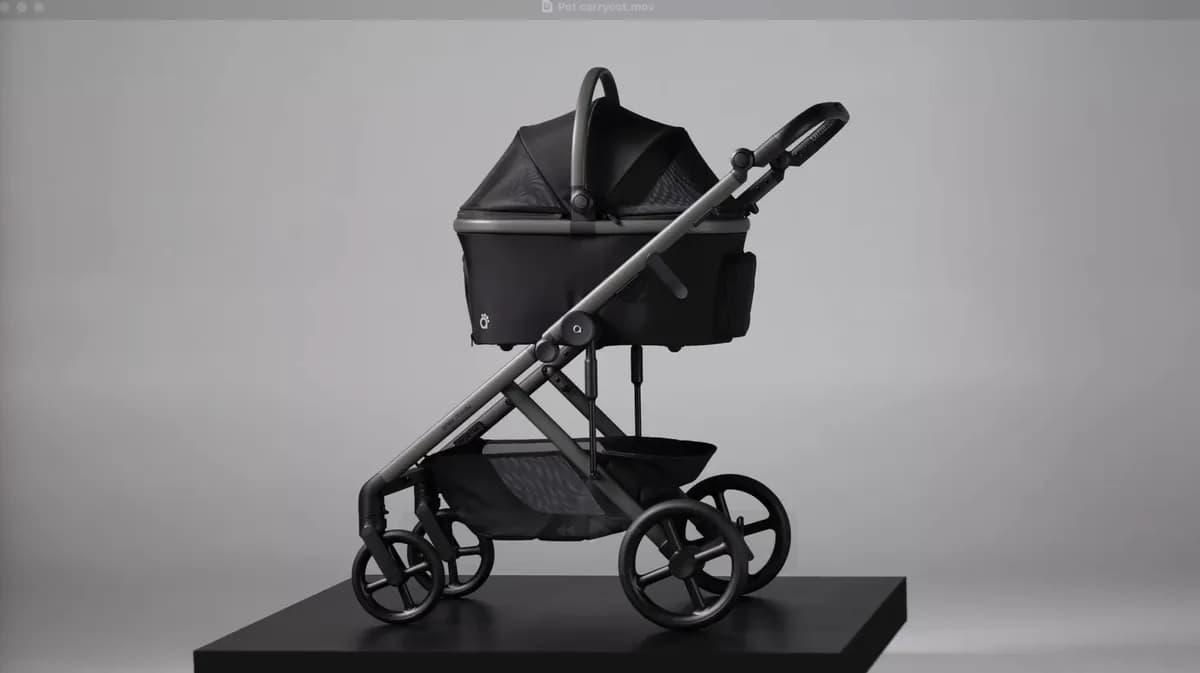 Pet carrycot mode
