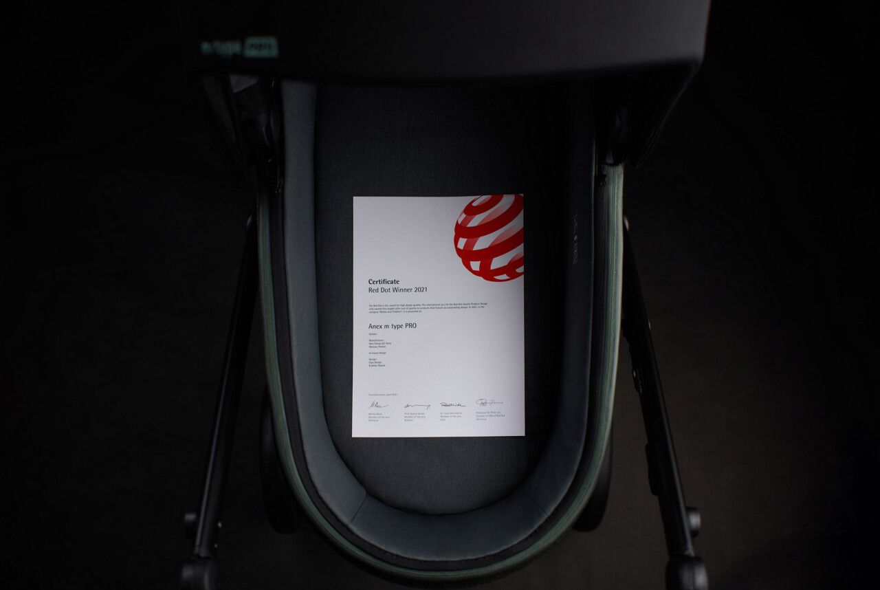 Anex m/type PRO — Red Dot-winning Stroller