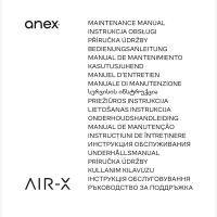 Инструкция по эксплуатации Anex® Air-X ‒ предварительный просмотр