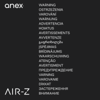 Avertissement Anex® Air-Z ‒ aperçu