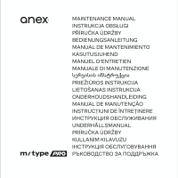 Maintenance manual Anex® m/type PRO ‒ preview