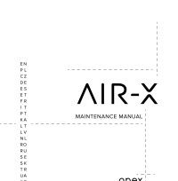 Maintenance manual Anex® Air-X ‒ preview