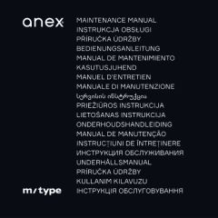 Инструкция по эксплуатации Anex® m/type ‒ предварительный просмотр