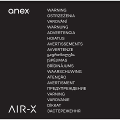 Предупреждение Anex® Air-X ‒ предварительный просмотр