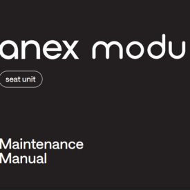 Maintenance manual Anex Modu Seat Unit ‒ preview