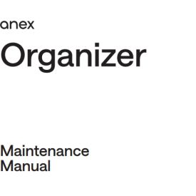 Maintenance Manual Anex Organizer ‒ preview