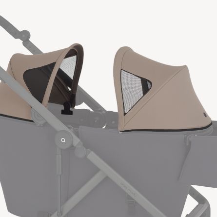 Two removable canopies