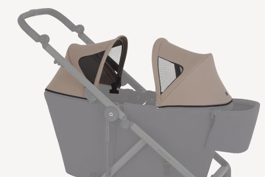 Two removable canopies