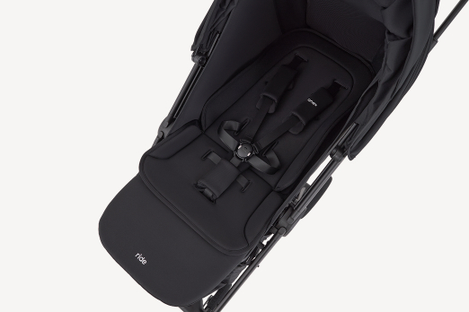 Large, comfortable seat and backrest
