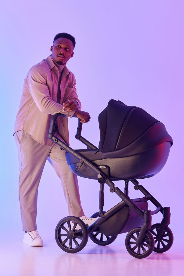 Black strollers from Anex